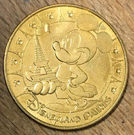 77 DISNEYLAND N°33 MICKEY TOUR EIFFEL DISNEY MDP 2014 INT MÉDAILLE MONNAIE DE PARIS JETON TOURISTIQUE MEDALS COIN TOKEN - 2014