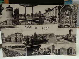 Cartolina Saluti Da Lodi Vedutine 1962 - Lodi