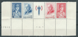 France Série Yvert N° 471 A  ** Neuf Sans Trace De Charnière , Bord De Feuille - Pal5201 - Unused Stamps