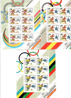Russia & USSR 1991 . Olympic Games Barcelona 1992 . 3 M/S Of 8 . Michel # 6225-27 KB - Nuevos
