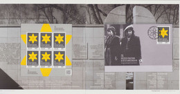 Delcampe - POLAND 2013 Booklet / Warsaw Ghetto Uprising, Six-pointed Star, Polish Jews, Nazi Germany, FDC + Mini Sheet MNH ** - Carnets