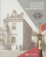 POLAND 2018 Souvenir Booklet / 100 Years Of Polish Foreign Service - Palace In Warsaw / With Stamp MNH**FV - Cuadernillos