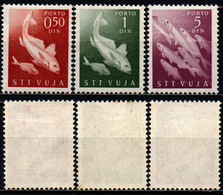 TRIESTE - ZONA B - 1950 - PESCI - SENZA GOMMA - Postage Due