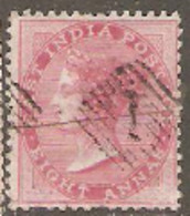 East India  1868  SG 73  8a  Fine Used - 1854 East India Company Administration
