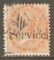 East India  1867  SG 027  2a Overprint  SERVICE     Fine Used - 1854 Britse Indische Compagnie