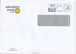 Domestic Meter Cover / Freistempel, Oskarshamn Energy - 26 February 2021 - Cartas & Documentos