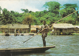 Nigeria Lagos State - Fishing Village Along Epe Lagoon - Nigeria