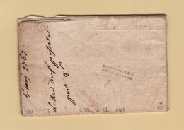 Debourses De Toulouse Sur Lettre De Rodez - Courrier De 1767 - 1701-1800: Precursori XVIII