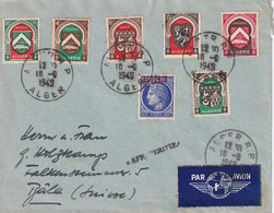 ALGERIE 1949 PLI AERIENDE ALGER - Lettres & Documents