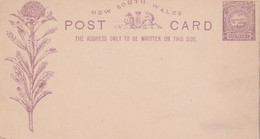 NEW SOUTH WALES   ENTIER POSTAL/GANZSACHE/POSTAL STATIONARY CARTE - Lettres & Documents