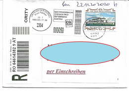 1593m: Tag Der Briefmarke 2009 Auf Reko- Brief Gest. 2304 Orth An Der Donau- Schiffahrtsmotiv - Gänserndorf