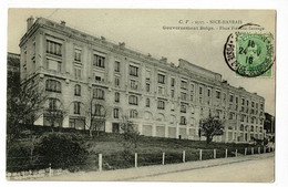 Nice-Havrais - Gouvernement Belge (en Exil) Place Frédéric Sauvage - Circulé 1916, Timbre Et Cachet Belges - Autres Communes
