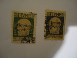 FIUME USED STAMPS OVERPRINT - Fiume & Kupa