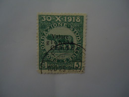 FIUME USED STAMPS OVERPRINT  WITH POSTMARK - Fiume & Kupa