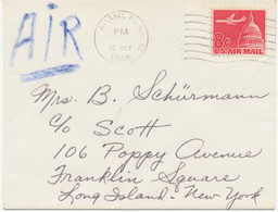 USA 1965 8 C Airliner Over Capitol Single Postage On Nice INLAND AIR MAIL Cover - 3c. 1961-... Briefe U. Dokumente