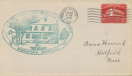 USA 1932 2C Rot Mount Vernon - 200. Geburtstag George Washington Kab.-GU FDC, R! - 1921-40