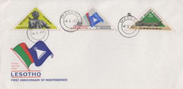 Enveloppe  FDC  1er  Jour    LESOTHO   1er  Anniversaire  De  L' Indépendance   1967 - Lesotho (1966-...)