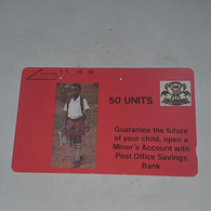 Uganda-(UG-01/4)-P.O-savings Bank-(6)-(50units)-(1992)-(look Out Side And Chip)+1card Prepiad/gift Free - Oeganda