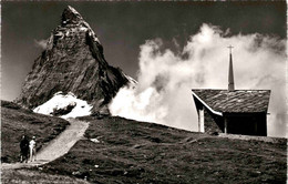 Zermatt - Riffelbergkapelle Mit Matterhorn (1189-11) * 14. 9. 1968 - VS Valais