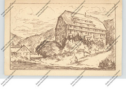 0-6101 FRANKENHEIM, Kurhaus Sophienhöhe, Künstler-Karte Richard Enders - Schmalkalden