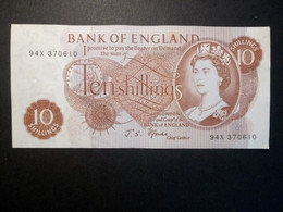 Great Britain: 1966-1970 10 Shillings 'J S Fforde' - 10 Shillings