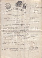 COMUNE Di NAPOLI Sezione Montecalvario  1915 - Estratto Registri Atti Di Nascita -.- - Manuscripts