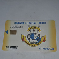 Uganda-(UGA-UT-04)Utl Logo-(26)(100units)(UTLAC00599110)(look Out Side And Chip)-used Card+1card Prepiad/gift Free - Oeganda