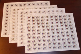 Sri Lanka - 1983 - N°Yv. 660 à 663 - Birds - 4 Complete Sheets Of 100 Stamps - Neuf Luxe ** / MNH / Postfrisch - Sri Lanka (Ceylon) (1948-...)