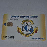 Uganda-(UGA-UT-04/2)Utl Logo-(28)(100units)(UTLAC00523581)(look Out Side And Chip)-used Card+1card Prepiad/gift Free - Ouganda