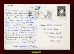 1962 Ireland Eire Postcard Lake Killarney Mailed To UK SLOGAN 2scans - Covers & Documents