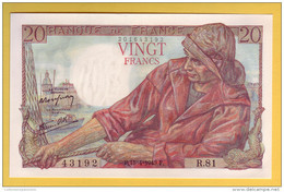 BILLET FRANCAIS - 20 Francs Pêcheur 15.4.1943 Neuf - 20 F 1942-1950 ''Pêcheur''