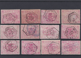 N° 4 : Lot De 12 Timbres - Used