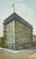 USA 1920 Used Coloured Pc „The Cornelius Hotel, PORTLAND, Oregon“ - Portland