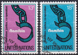 UNO NEW YORK 1978 Mi-Nr. 320/21 O Used - Aus Abo - Used Stamps