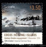 Cocos Islands 2014 HMAS Sydney-Emden Engagement $3.50 Used - Gebraucht