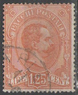 ITALIA 1884 - Pacchi 1,25 L. - Postal Parcels