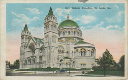 USA 1921 FU Col Pc "New Catholic Cathedral, ST. LOUIS. Montana" DUMB "FORISTELL" - Otros & Sin Clasificación