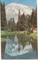 USA 1970 Superb Used Coloured Pc „Mount Rainier Mid-day Reflection In Fairy Pool - Altri & Non Classificati