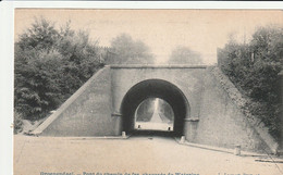 Groenendael : Pont Du Chemin De Fer , Chaussée De Waterloo --- 1909 - Hoeilaart