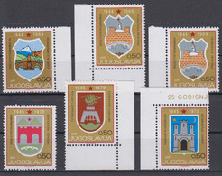 Wappen-Lot, Jugoslawien, Postfrisch, Xx  (7103) - Timbres