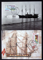 Greenland    1996  Figureheads  Minr. 294-95  Maximum Cards  ( Lot 426 ) - Cartoline Maximum