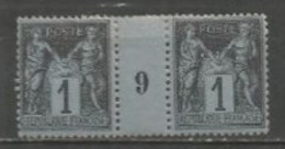 France - Millésimes - Sage N°83 **/* - Année 1899 - Millésime