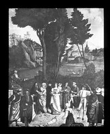 V1582 - ITALIE - FLORENCE - Giorgione - Le Jugement De Salomon - Plaque Photo Originale à Ne Pas Manquer - Plaques De Verre