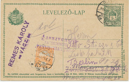 UNGARN 1916 "Zensuriert Budapest 72/35" U. Dto. "72/2" Viol. Zensur-L3 2 Pra.-GA - Covers & Documents