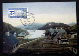 Greenland    1992 250 Years Of Paamiut (Frederikshåb)  Minr. 225  Maximum Cards  ( Lot 430 ) - Cartes-Maximum (CM)