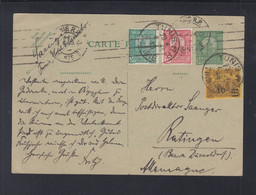 Frankreich France Tunisie GSK Mit ZuF 1929 Tunis Nach Ratingen - Lettres & Documents