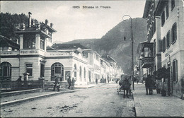 AK/CP Thusis Hotel  Strasse   Ungel/uncirc. Um 1910   Erhaltung/Cond. 2  Nr. 01312 - Thusis