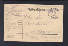 Frankreich France Tunisie Kriegsfefangenen-PK Lager I 1916 - Covers & Documents