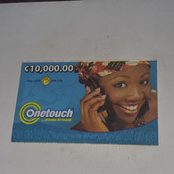 Ghana-(GH-ONE-REF-0013B/3)-one-touch(38)(9132-7042-1172-03)(look Out Side And Chip)1card Prepiad/gift Free - Ghana
