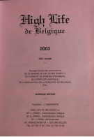 High Life De Belgique - 1975 - Adel Nobility Genealogie - Antique